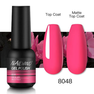 NAILWIND Gel Nail Polish Semi Permanent Primer Nail Art Hybrid Varnishes 8ml Gel polish Need Cured Base Top Coat Nails