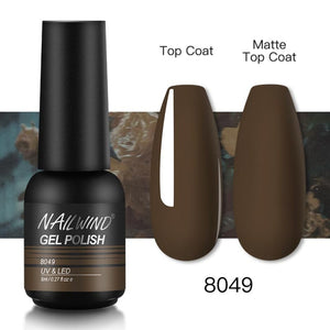 NAILWIND Gel Nail Polish Semi Permanent Primer Nail Art Hybrid Varnishes 8ml Gel polish Need Cured Base Top Coat Nails