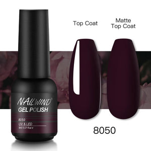 NAILWIND Gel Nail Polish Semi Permanent Primer Nail Art Hybrid Varnishes 8ml Gel polish Need Cured Base Top Coat Nails