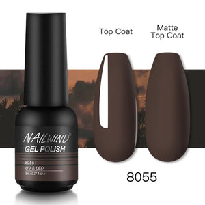 NAILWIND Gel Nail Polish Semi Permanent Primer Nail Art Hybrid Varnishes 8ml Gel polish Need Cured Base Top Coat Nails