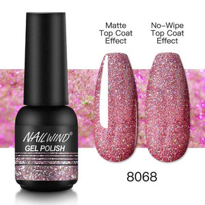 NAILWIND Gel Nail Polish Semi Permanent Primer Nail Art Hybrid Varnishes 8ml Gel polish Need Cured Base Top Coat Nails