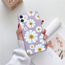 Load image into Gallery viewer, Luxury Flower Case For iPhone 12 Mini 11 Pro Max X XR XS Max 7 8 6 6s Plus 5 5S SE 2020 Soft TPU Bumper Matte Smiley Back Cover