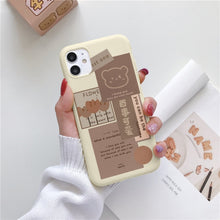 Load image into Gallery viewer, Luxury Flower Case For iPhone 12 Mini 11 Pro Max X XR XS Max 7 8 6 6s Plus 5 5S SE 2020 Soft TPU Bumper Matte Smiley Back Cover