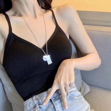 Load image into Gallery viewer, 2021 Personality Hip Hop Multilayer Necklace Metal Cross Pendant Silver Color Chain Necklace for Women Men Unisex Jewelry