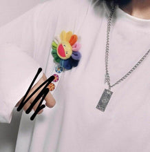 Load image into Gallery viewer, 2021 Personality Hip Hop Multilayer Necklace Metal Cross Pendant Silver Color Chain Necklace for Women Men Unisex Jewelry
