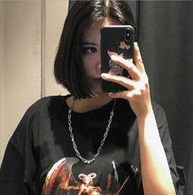 Load image into Gallery viewer, 2021 Personality Hip Hop Multilayer Necklace Metal Cross Pendant Silver Color Chain Necklace for Women Men Unisex Jewelry