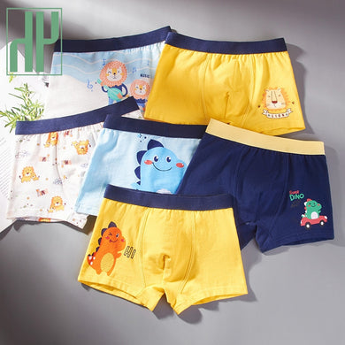 HH 3 Piece Baby Boy Underwear Cartoon Underpants Children's Shorts Panties for Boys Toddler Boxers Cotton Underpant For Teens