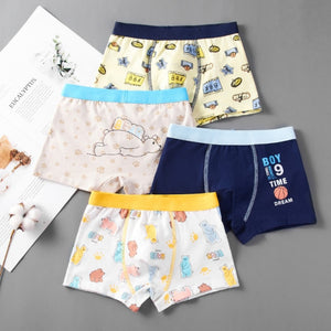 HH 3 Piece Baby Boy Underwear Cartoon Underpants Children's Shorts Panties for Boys Toddler Boxers Cotton Underpant For Teens