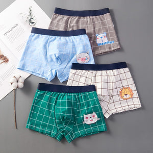 HH 3 Piece Baby Boy Underwear Cartoon Underpants Children's Shorts Panties for Boys Toddler Boxers Cotton Underpant For Teens