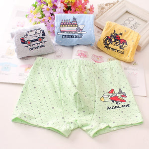 HH 3 Piece Baby Boy Underwear Cartoon Underpants Children's Shorts Panties for Boys Toddler Boxers Cotton Underpant For Teens