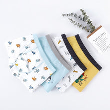 Load image into Gallery viewer, 4 Pcs High Quality Children&#39;s Underwear for Kids Cartoon Cat Shorts Soft Cotton Underpants Boys Teenage Striped Panties 4-16T