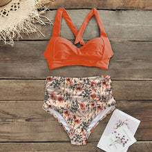 Load image into Gallery viewer, Sexy High Waist Bikinis 2021 New Halter Swimwear Women Swimsuit Female Bikini Set Print Bodysuit Bathing Suit Summer Biquini XXL