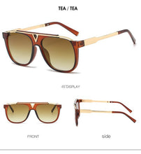 Load image into Gallery viewer, Men and women sunglasses, classic driving, retro, designer brand glasses, men and women, 60mm, UV400 Oculos Del