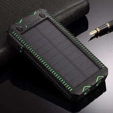 Load image into Gallery viewer, 80000mAh Solar Power Bank High-Capacity Phone Charging Power Bank with Cigarette Lighter Double USB Outdoor Emergency Charger