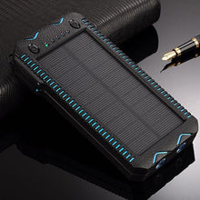 Load image into Gallery viewer, 80000mAh Solar Power Bank High-Capacity Phone Charging Power Bank with Cigarette Lighter Double USB Outdoor Emergency Charger