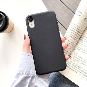 Luxury Silicone Phone Case for iPhone 11 12 Pro Max mini Soft Candy Cover for iPhone iPhone XR XS X 6 6S 7 8 Plus Cases