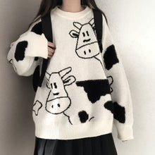 Load image into Gallery viewer, Nomikuma 2020 Autumn Winter Women Sweater Korean Love Heart Knitted Pullover Tops Causal Long Sleeve O-neck Pull Femme b037