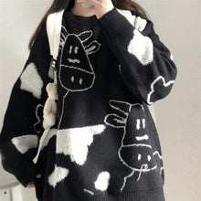 Load image into Gallery viewer, Nomikuma 2020 Autumn Winter Women Sweater Korean Love Heart Knitted Pullover Tops Causal Long Sleeve O-neck Pull Femme b037