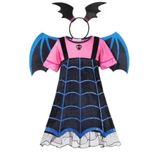 Load image into Gallery viewer, Disney Vampirina Cosplay Dress Girl Kids Princess Dress Up Costume Halloween Costume Carnival Party Disguise Mask  Vampire