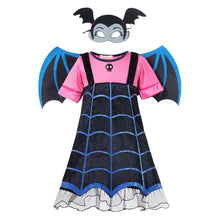 Load image into Gallery viewer, Disney Vampirina Cosplay Dress Girl Kids Princess Dress Up Costume Halloween Costume Carnival Party Disguise Mask  Vampire