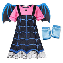Load image into Gallery viewer, Disney Vampirina Cosplay Dress Girl Kids Princess Dress Up Costume Halloween Costume Carnival Party Disguise Mask  Vampire