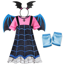 Load image into Gallery viewer, Disney Vampirina Cosplay Dress Girl Kids Princess Dress Up Costume Halloween Costume Carnival Party Disguise Mask  Vampire