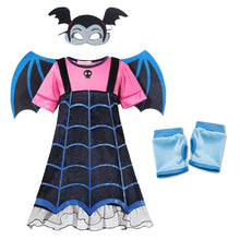 Load image into Gallery viewer, Disney Vampirina Cosplay Dress Girl Kids Princess Dress Up Costume Halloween Costume Carnival Party Disguise Mask  Vampire