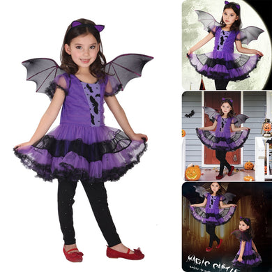 halloween costume for kids baby girls children vampire witch costume girl cosplay Carnival Party princess fancy dress up clothes