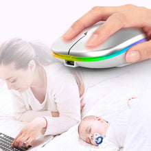 Load image into Gallery viewer, Ultra Slim mouse wirelesss silent for ipad gamer Wireless mouse bluetooth mini Ergonomic office mause silent Mice gaming