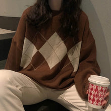 Load image into Gallery viewer, Women Knitted Sweater Fashion Oversized Pullovers Ladies Winter Loose Sweater Korean College Style Women Jumper Sueter Mujer