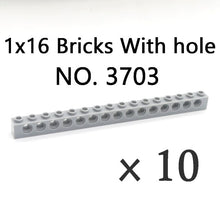 Load image into Gallery viewer, Technical Bricks with Hole Creative MOC Brick Pieces Train Car Crane Truck Accessories Parts Model DIY Building Block Compatible