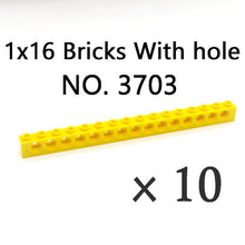 Load image into Gallery viewer, Technical Bricks with Hole Creative MOC Brick Pieces Train Car Crane Truck Accessories Parts Model DIY Building Block Compatible