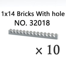 Load image into Gallery viewer, Technical Bricks with Hole Creative MOC Brick Pieces Train Car Crane Truck Accessories Parts Model DIY Building Block Compatible