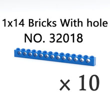 Load image into Gallery viewer, Technical Bricks with Hole Creative MOC Brick Pieces Train Car Crane Truck Accessories Parts Model DIY Building Block Compatible
