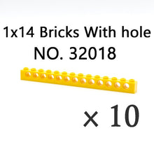 Load image into Gallery viewer, Technical Bricks with Hole Creative MOC Brick Pieces Train Car Crane Truck Accessories Parts Model DIY Building Block Compatible