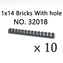 Load image into Gallery viewer, Technical Bricks with Hole Creative MOC Brick Pieces Train Car Crane Truck Accessories Parts Model DIY Building Block Compatible