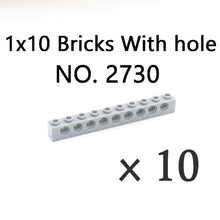 Load image into Gallery viewer, Technical Bricks with Hole Creative MOC Brick Pieces Train Car Crane Truck Accessories Parts Model DIY Building Block Compatible