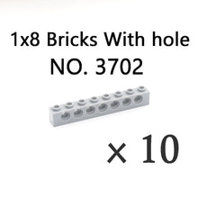 Load image into Gallery viewer, Technical Bricks with Hole Creative MOC Brick Pieces Train Car Crane Truck Accessories Parts Model DIY Building Block Compatible