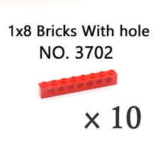 Load image into Gallery viewer, Technical Bricks with Hole Creative MOC Brick Pieces Train Car Crane Truck Accessories Parts Model DIY Building Block Compatible