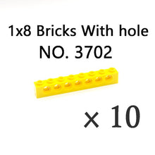 Load image into Gallery viewer, Technical Bricks with Hole Creative MOC Brick Pieces Train Car Crane Truck Accessories Parts Model DIY Building Block Compatible