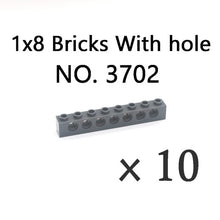 Load image into Gallery viewer, Technical Bricks with Hole Creative MOC Brick Pieces Train Car Crane Truck Accessories Parts Model DIY Building Block Compatible