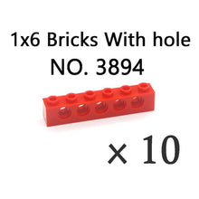 Load image into Gallery viewer, Technical Bricks with Hole Creative MOC Brick Pieces Train Car Crane Truck Accessories Parts Model DIY Building Block Compatible