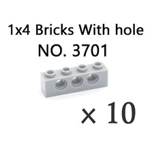 Load image into Gallery viewer, Technical Bricks with Hole Creative MOC Brick Pieces Train Car Crane Truck Accessories Parts Model DIY Building Block Compatible