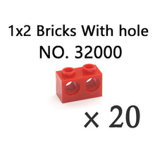 Load image into Gallery viewer, Technical Bricks with Hole Creative MOC Brick Pieces Train Car Crane Truck Accessories Parts Model DIY Building Block Compatible