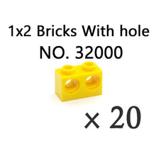 Load image into Gallery viewer, Technical Bricks with Hole Creative MOC Brick Pieces Train Car Crane Truck Accessories Parts Model DIY Building Block Compatible