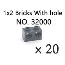 Load image into Gallery viewer, Technical Bricks with Hole Creative MOC Brick Pieces Train Car Crane Truck Accessories Parts Model DIY Building Block Compatible