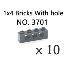 Load image into Gallery viewer, Technical Bricks with Hole Creative MOC Brick Pieces Train Car Crane Truck Accessories Parts Model DIY Building Block Compatible