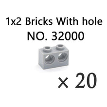 Load image into Gallery viewer, Technical Bricks with Hole Creative MOC Brick Pieces Train Car Crane Truck Accessories Parts Model DIY Building Block Compatible