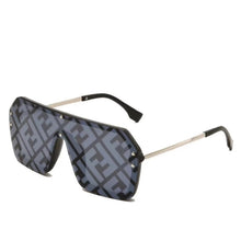 Load image into Gallery viewer, UV400 Fashion Square Trendy Shades Big Frame  Luxury Oversize Mirrored Gradient Men Women Sunglasses Oculos De Sol