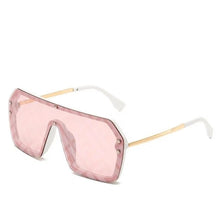 Load image into Gallery viewer, UV400 Fashion Square Trendy Shades Big Frame  Luxury Oversize Mirrored Gradient Men Women Sunglasses Oculos De Sol